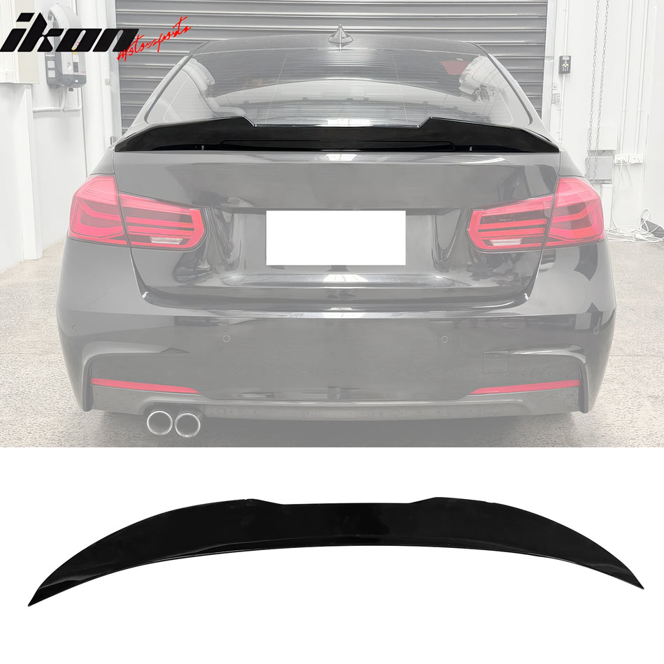 2012-2018 BMW F30 3-Series F80 M3 Sedan PSM Gloss Black Trunk Spoiler
