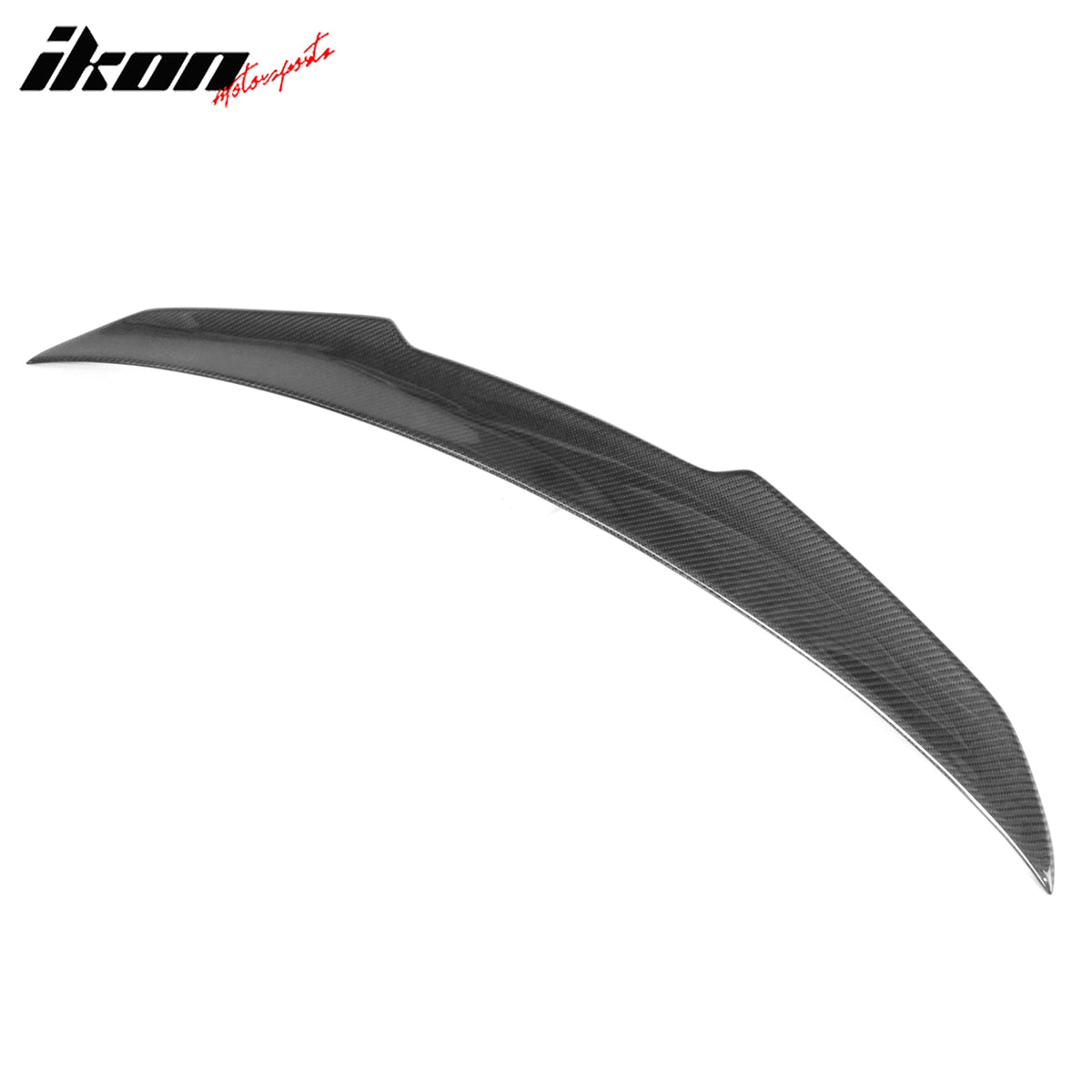 Fits 15-20 BMW F82 M4 Coupe V Style Rear Trunk Spoiler Carbon Fiber Wing Trim