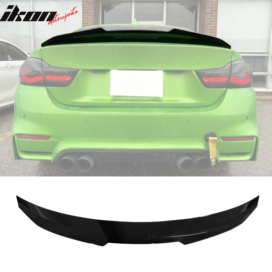 2014-2020 BMW F32 4-Series Coupe PSM Style Gloss Black Trunk Spoiler