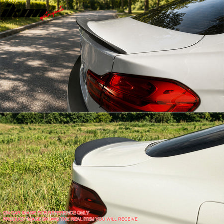 For 14-20 BMW F32 4 Series Performance Trunk Spoiler Wing ABS Painted #300 White