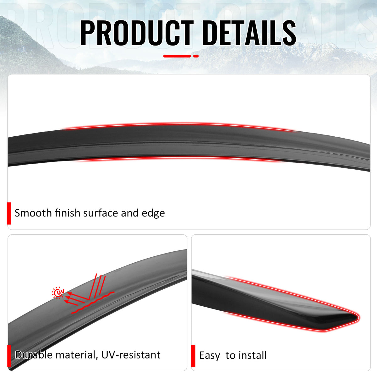 For 14-20 BMW F32 4 Series Performance Trunk Spoiler Wing ABS Painted #475 Black