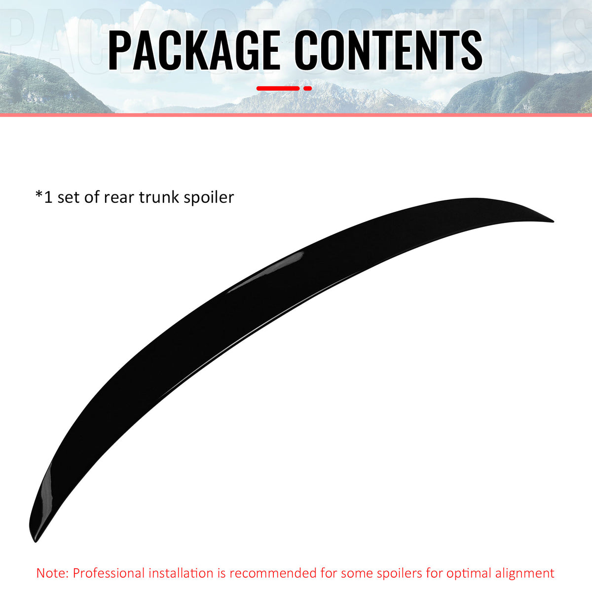 For 14-20 BMW F32 4 Series Performance Trunk Spoiler Wing ABS Painted #668 Black