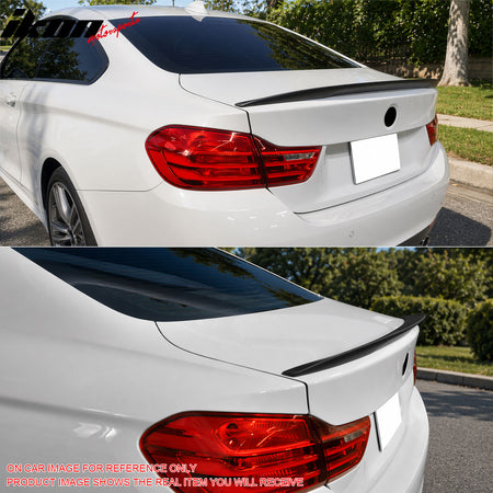 For 14-20 BMW F32 4 Series Performance Trunk Spoiler Wing ABS Painted #668 Black