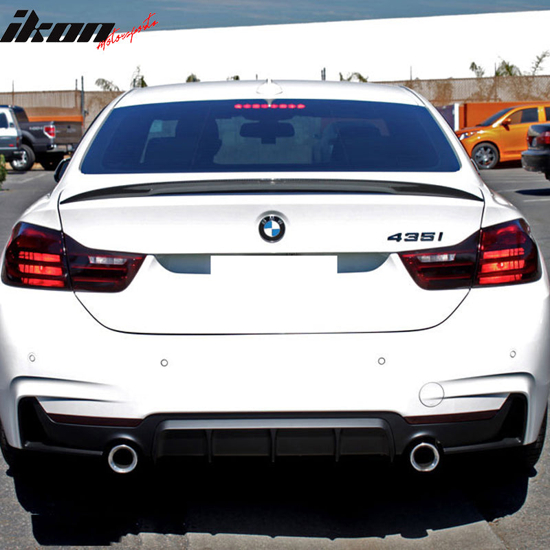 IKON MOTORSPORTS, Pre-painted Rear Spoiler Wing for 2014-2020 BMW
