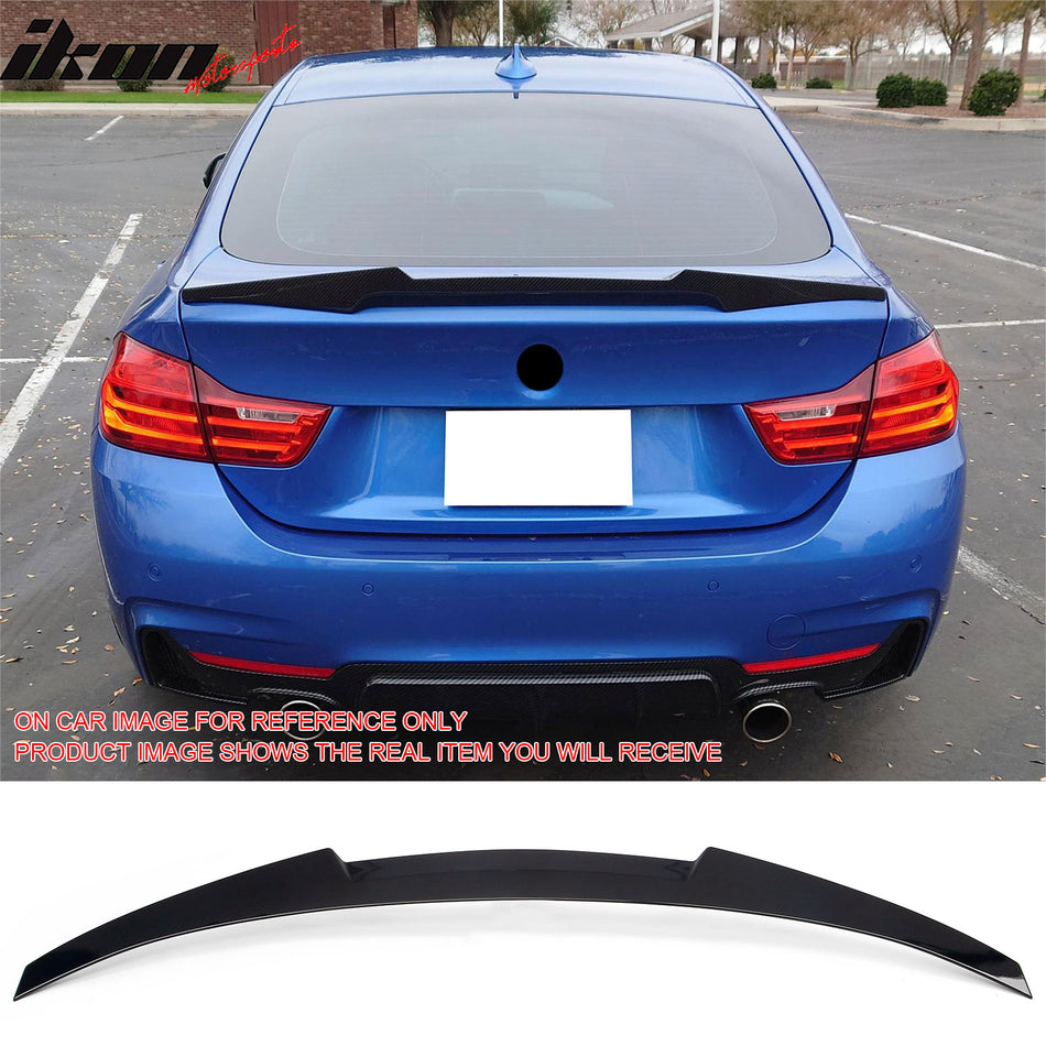 2015-2020 BMW F36 4 Series Gran Coupe M4 Style Gloss Black Trunk Spoiler ABS