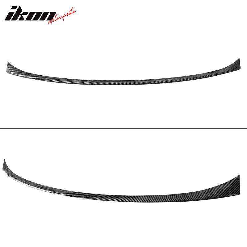 Fits 19-25 BMW G05 X5 IKON Style Rear Trunk Spoiler Wing ABS Carbon Fiber Print