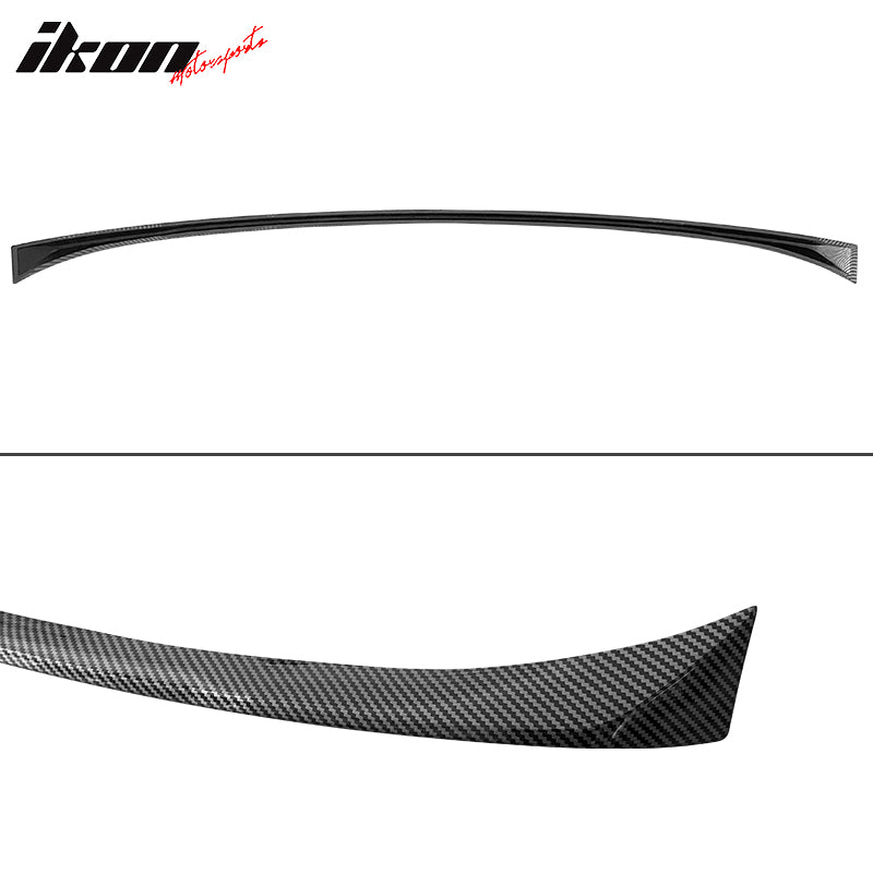 Fits 19-25 BMW G05 X5 IKON Style Rear Trunk Spoiler Wing ABS Carbon Fiber Print