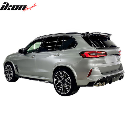 IKON MOTORSPORTS, Trunk Spoiler Compatible with 2019-2023 BMW G05 X5, IKON Style ABS Injection Rear Trunk Lid Spoiler Wing Lip