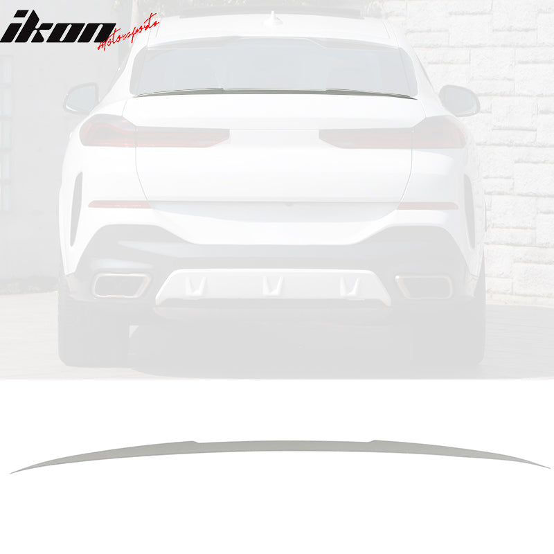 2020-2023 BMW G06 X6 Performance Style Rear Spoiler Lip Unpainted ABS