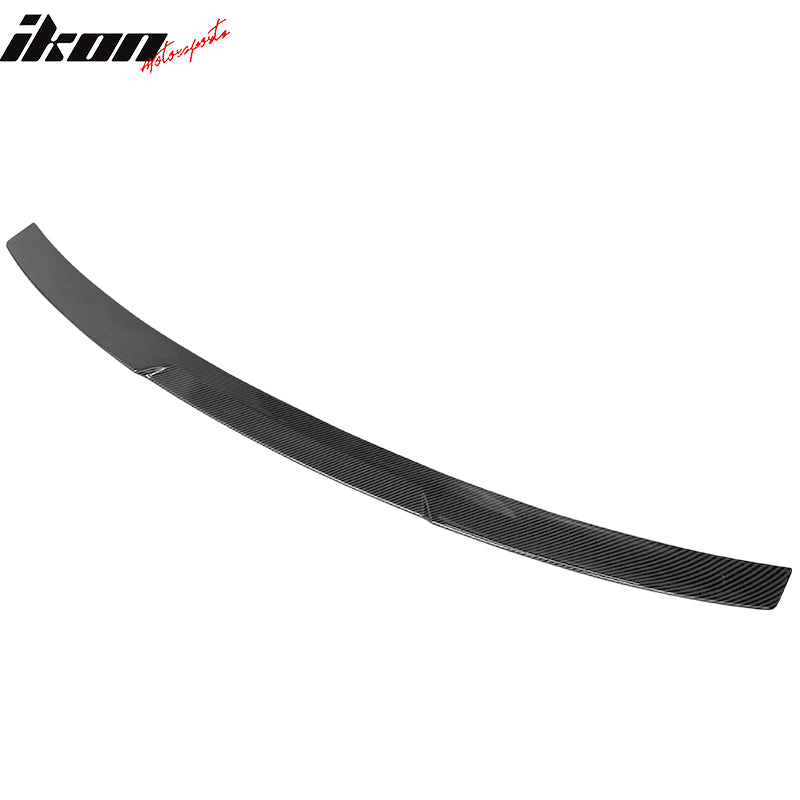 Fits 20-22 BMW G12 7-Series 740i 750Li Rear Trunk Spoiler Carbon Fiber Print ABS