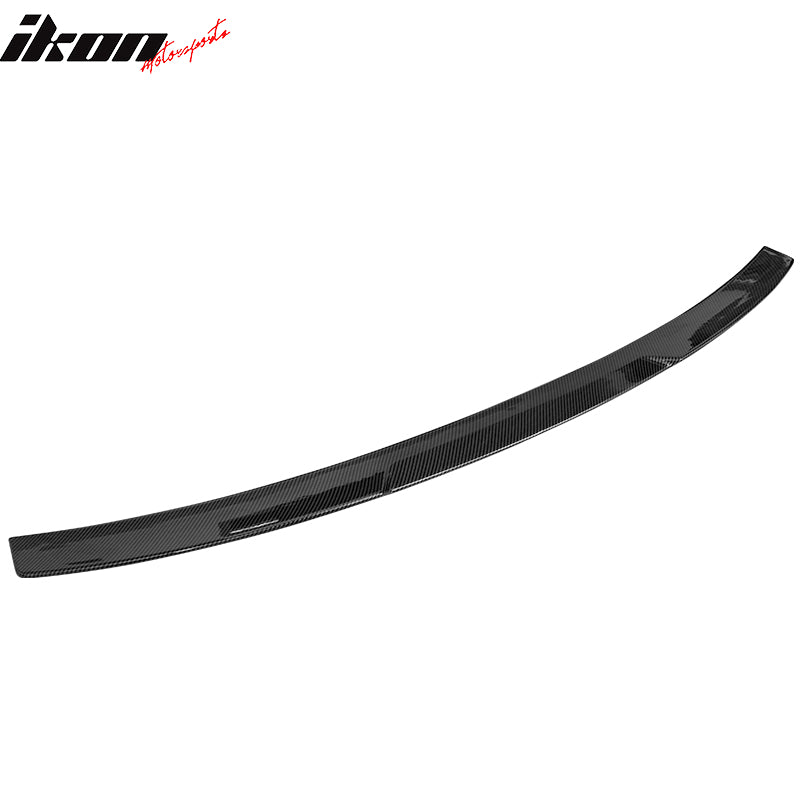 Fits 20-22 BMW G12 7-Series 740i 750Li Rear Trunk Spoiler Carbon Fiber Print ABS