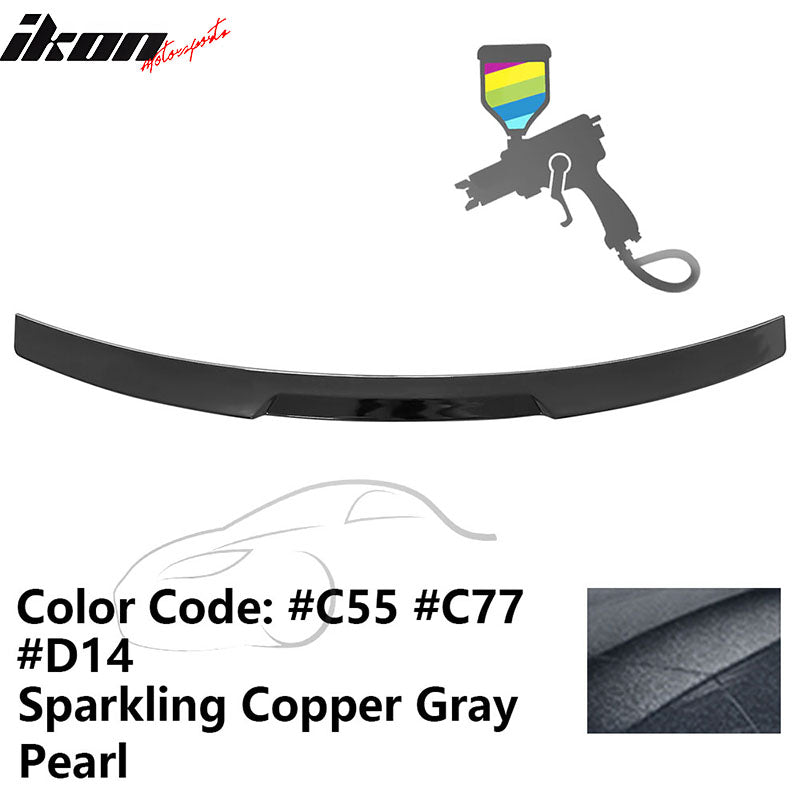 2020-2022 BMW G12 7-Series IKON Style Trunk Spoiler Painted #C55 Sparkling Copper Gray Pearl ABS