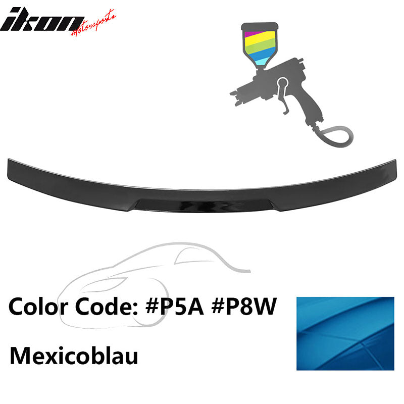 2020-2022 BMW G12 7-Series IKON Style Trunk Spoiler Painted #P5A Mexicoblau ABS
