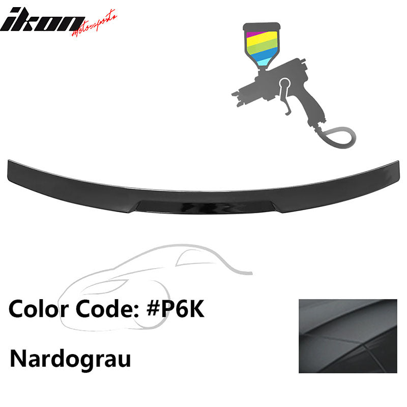 2020-2022 BMW G12 7-Series IKON Style Trunk Spoiler Painted #P6K Nardograu ABS
