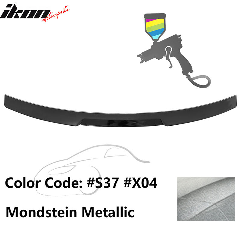 2020-2022 BMW G12 7-Series IKON Style Trunk Spoiler Painted #S37 Mondstein Metallic ABS