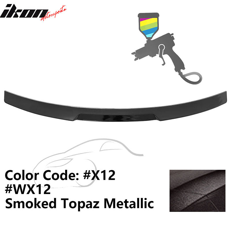2020-2022 BMW G12 7-Series IKON Style Trunk Spoiler Painted #X12 Smoked Topaz Metallic ABS