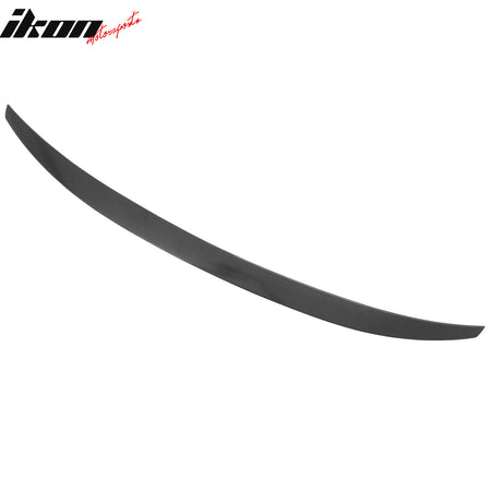 Fits 16-22 BMW G11 G12 7-Series 740i 745e IKON Trunk Spoiler Unpainted Black ABS