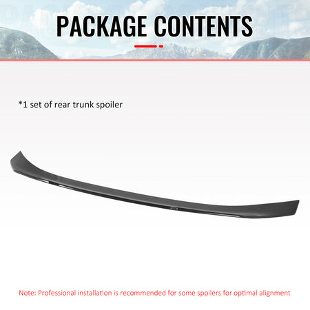 For 20-26 BMW 840i M8 Gran Coupe 4DR PSM Style Trunk Spoiler Carbon Fiber Print