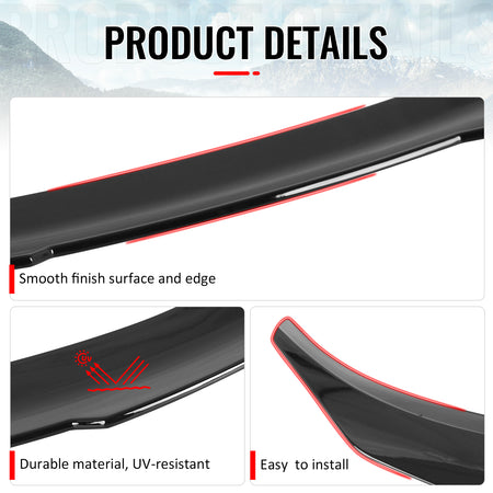For 20-26 BMW 840i M8 Gran Coupe G16 F93 PSM Style Trunk Spoiler Gloss Black ABS
