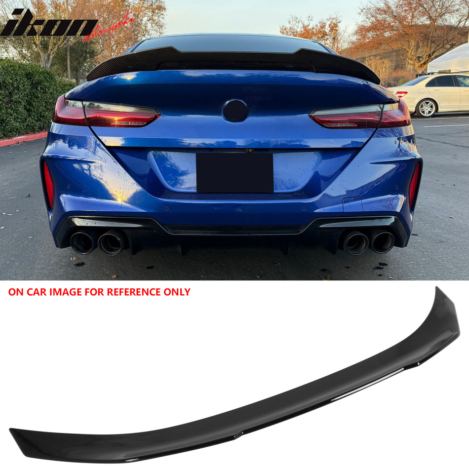 2020-2026 BMW 8-Series 840i M8 Gran Coupe G16 F93 PSM Style Gloss Black Trunk Spoiler