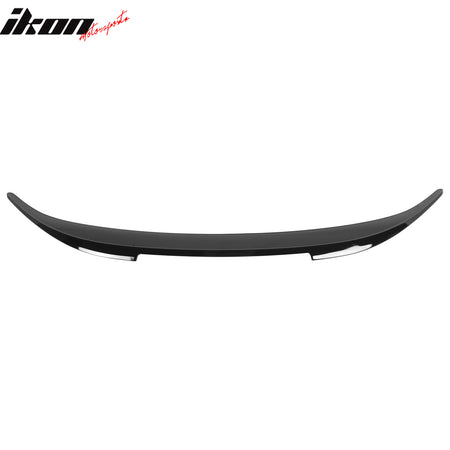 Fits 20-26 BMW 840i M8 Gran Coupe G16 F93 V Style Trunk Spoiler Gloss Black ABS
