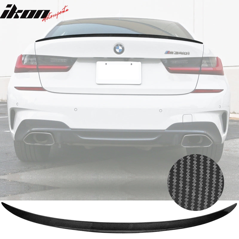 2019-2024 BMW 3 Series G20 M Style Rear Spoiler Wing Carbon Fiber