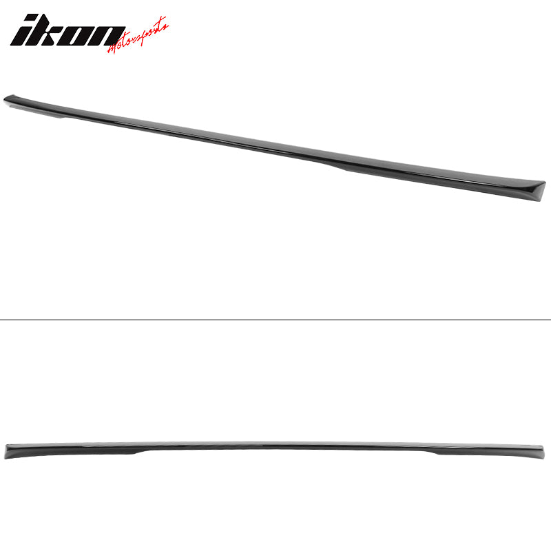 Fits 21-24 BMW G80 M3 MP Style Rear Trunk Lid Spoiler Wing Lip Gloss Black ABS