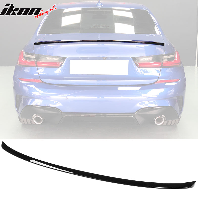 2019-2024 BMW G20 M Performance Rear Spoiler Wing Gloss Black - ABS