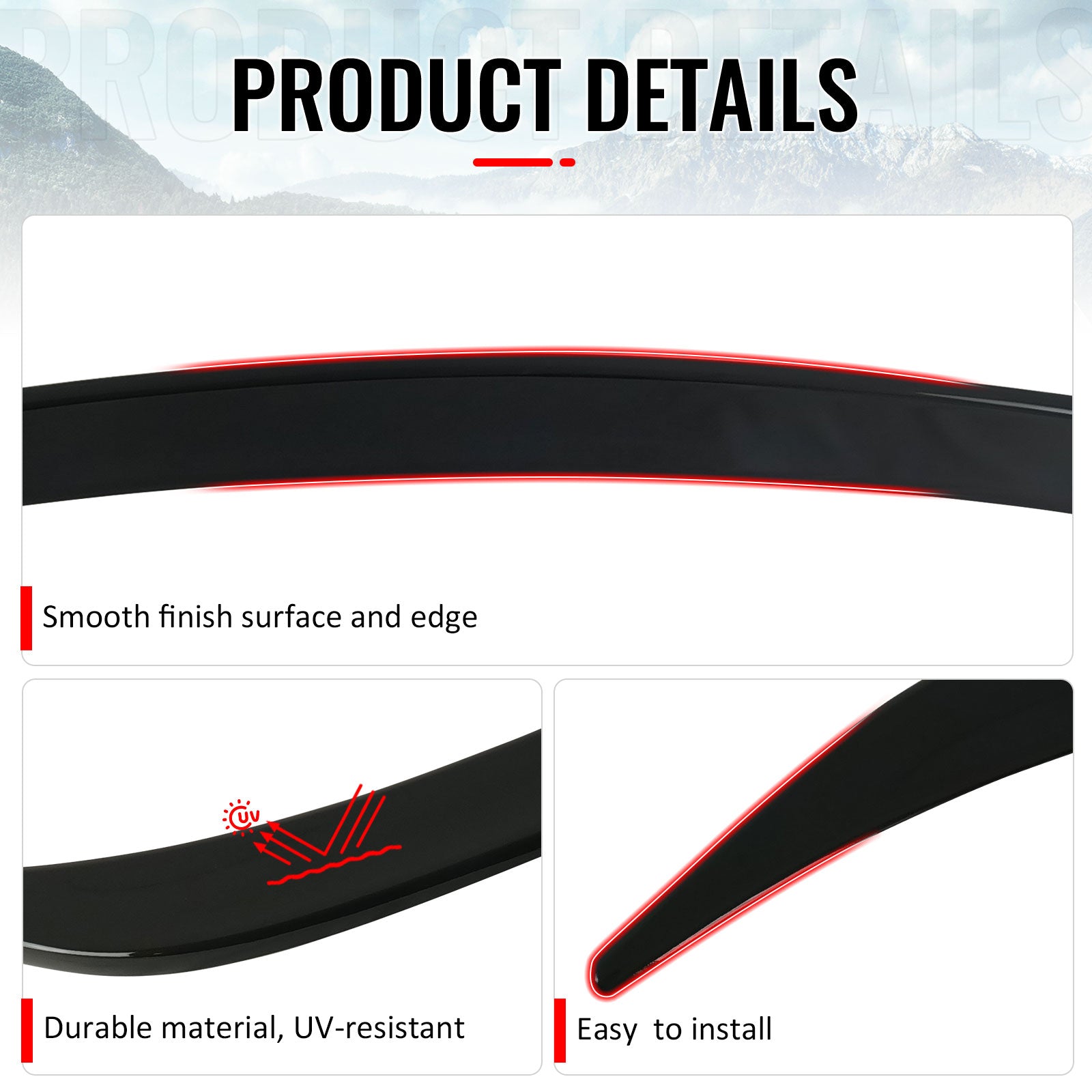 Fits 19-26 BMW G20 3-Series/G80 M3 Trunk Spoiler M Performance Wing #C36 Decklid