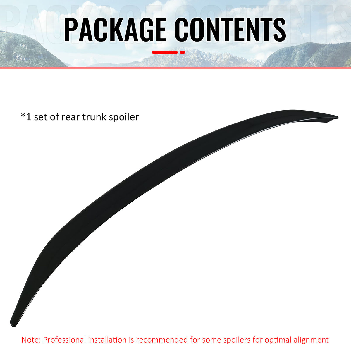 Fits 19-26 BMW G20 3-Series/G80 M3 Trunk Spoiler M Performance Wing #C36 Decklid