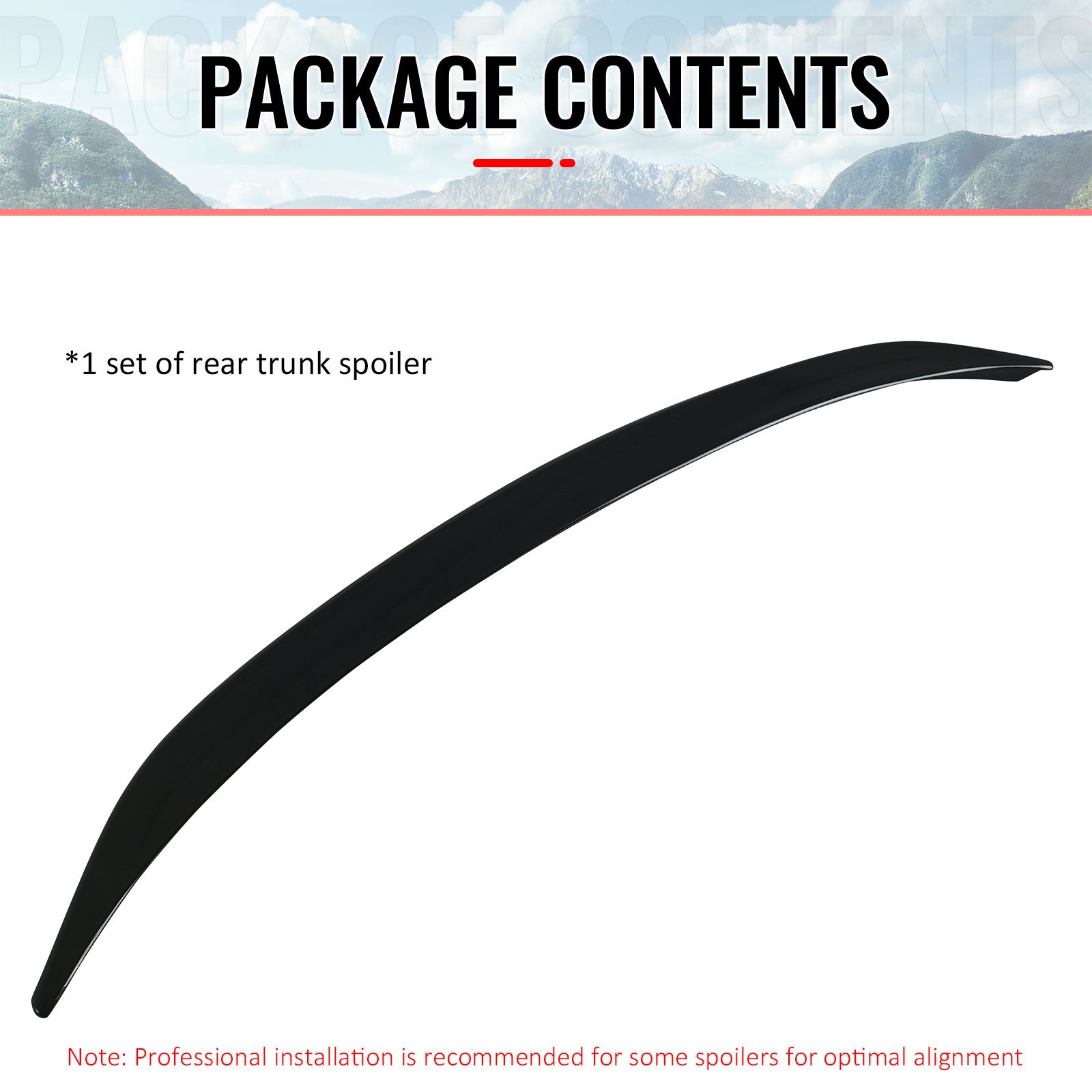 Fits 19-26 BMW G20 3-Series/G80 M3 Trunk Spoiler M Performance Wing #C36 Decklid