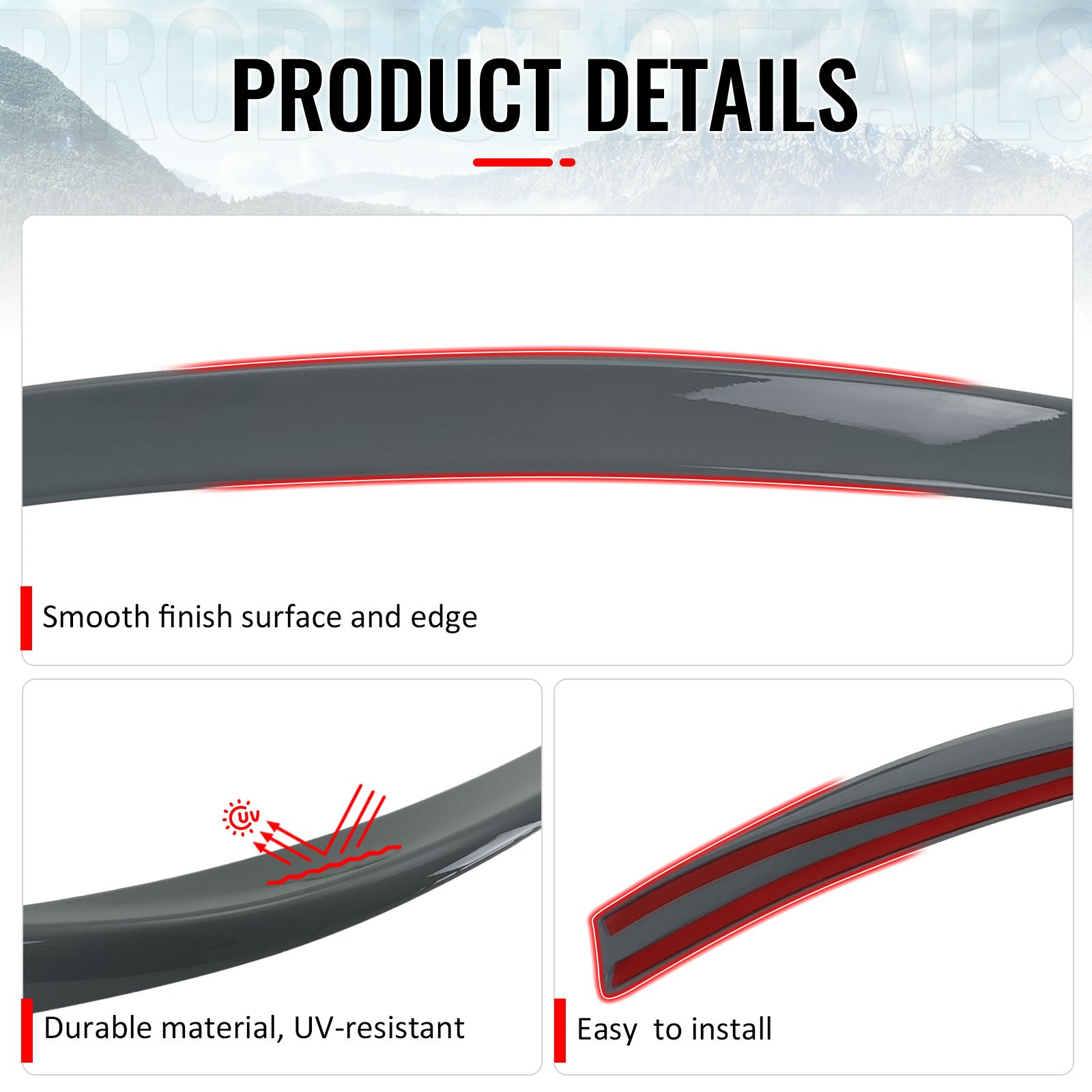 For 19-26 BMW G20 3-Series/G80 M3 Trunk Spoiler M Performance Rear Wing #C4P Lip