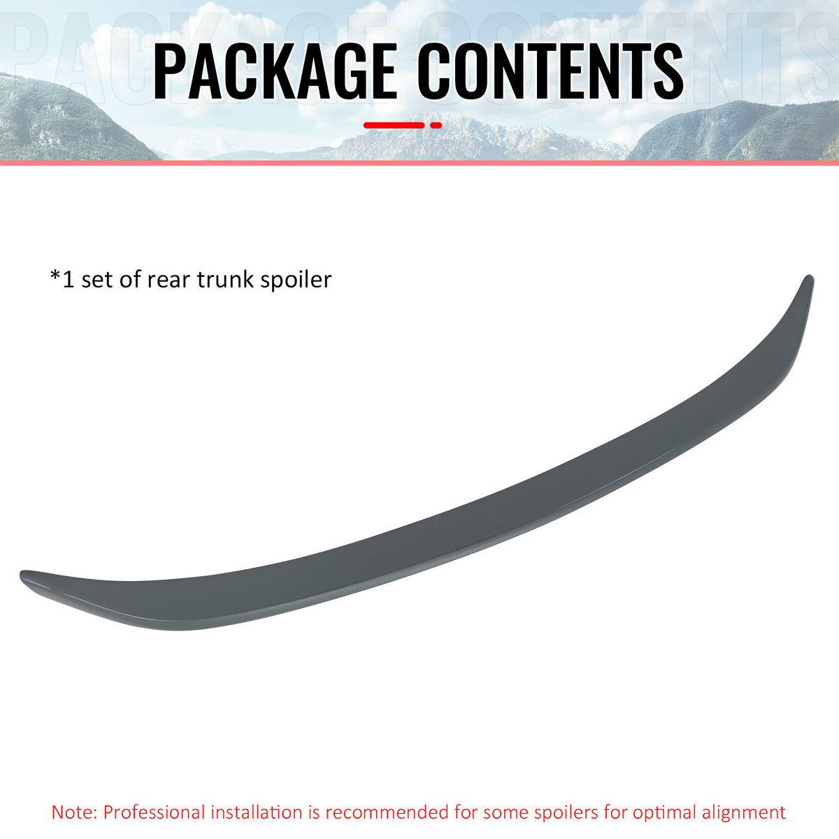 For 19-26 BMW G20 3-Series/G80 M3 Trunk Spoiler M Performance Rear Wing #C4P Lip