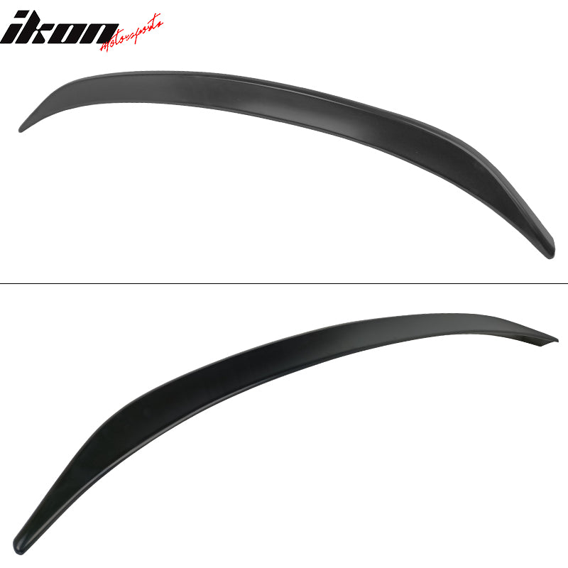 IKON MOTORSPORTS, Trunk Spoiler Compatible With 2019-2023 BMW G20 Sedan 4-Door & G80 M3, ABS Plastic M Performance Style Rear Spoiler Wing, 2020 2021