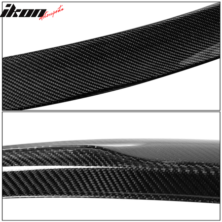 Fits 19-25 BMW 3-Series G20 G80 M3 P Style Rear Trunk Spoiler Real Carbon Fiber