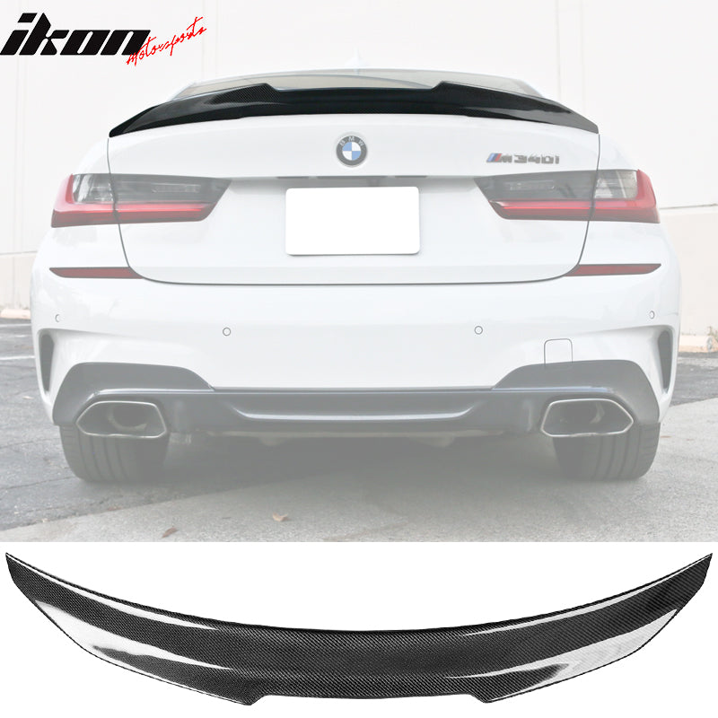 2019-2024 BMW 3 Series G20 PSM Style Rear Spoiler Wing Carbon Fiber