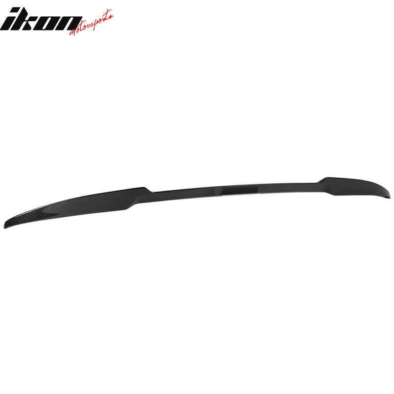 Fits 17-23 BMW G30 5-Series 4DR M4 Style Trunk Spoiler Carbon Fiber Rear Wing
