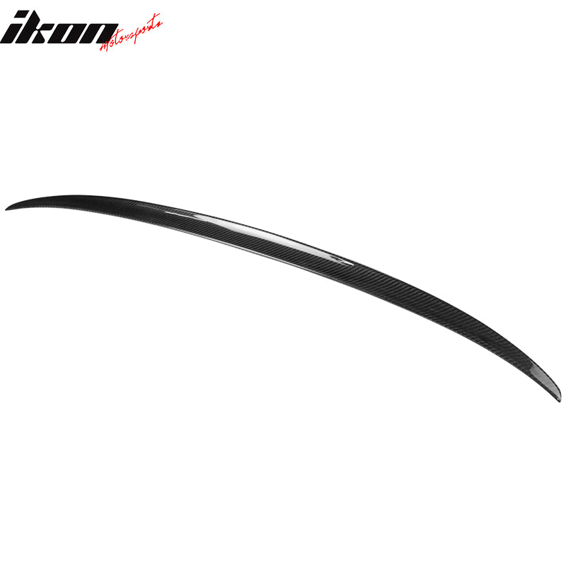 Fits 17-23 BMW G30 5-Series 4DR M5 Style Trunk Spoiler Carbon Fiber Rear Wing