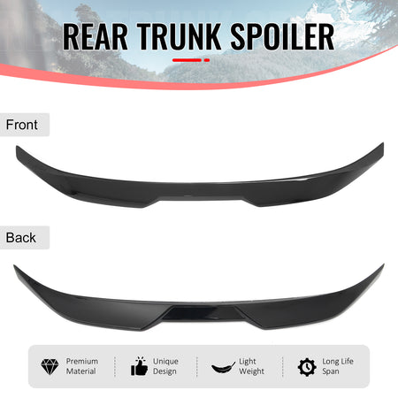 Fits 22-26 BMW 2-Series 230i M240i M2 Performance Trunk Spoiler Gloss Black ABS