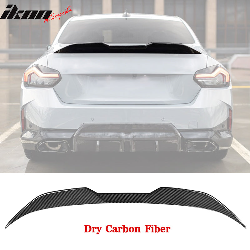 22-25 BMW G42 G87 2DR M Performance Rear Spoiler Wing Dry Carbon Fiber