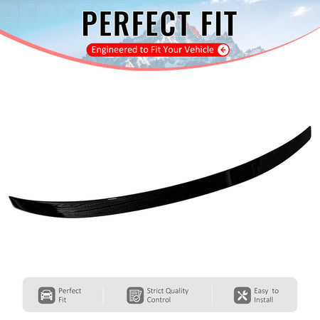 Fits 2023-2026 BMW 7-Series i7 G70 G73 Sedan IKON Gloss Black Trunk Spoiler