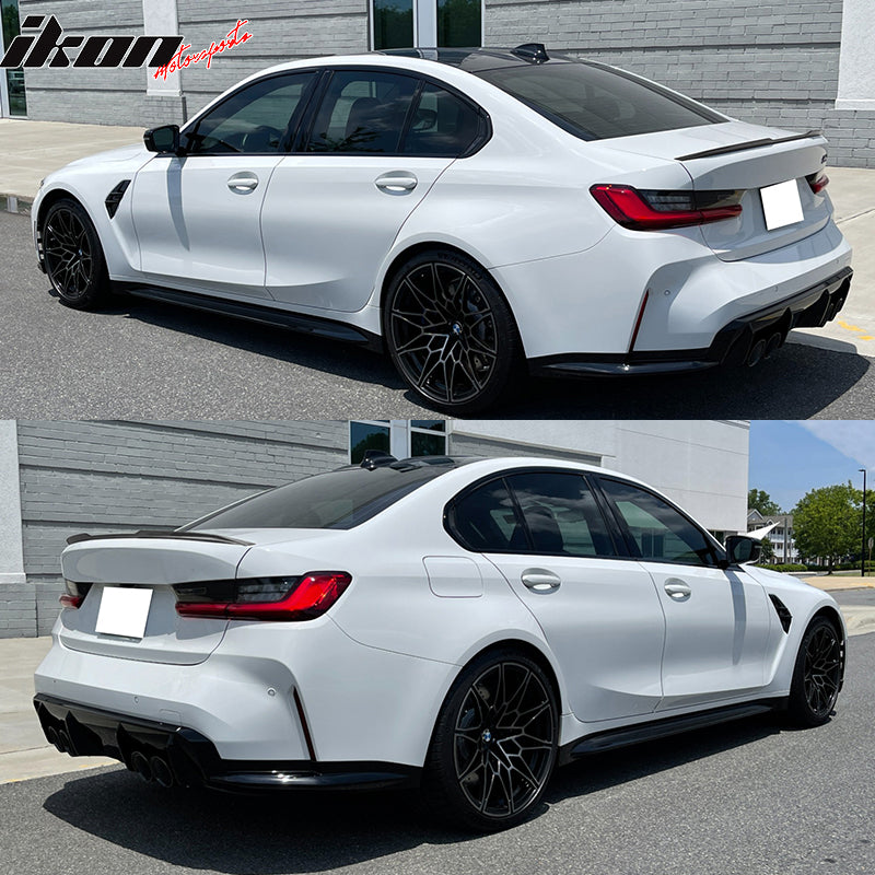 IKON MOTORSPORTS, Trunk Spoiler Compatible With 2019-2023 BMW G20