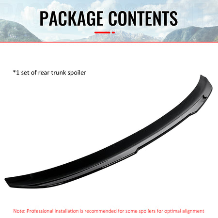 Fits 21-27 BMW G20 3 Series 330i 330e G80 M3 PSM Style Trunk Spoiler Gloss Black