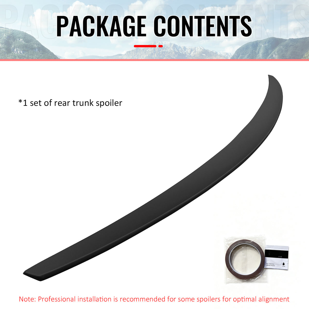 Fits 14-20 Benz W222 S-Class Sedan AMG Style Rear Trunk Spoiler Wing Matte Black