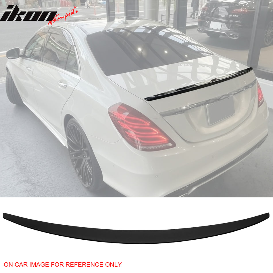 2014-2020 Benz W222 S-Class Sedan AMG Style Matte Black Trunk Spoiler