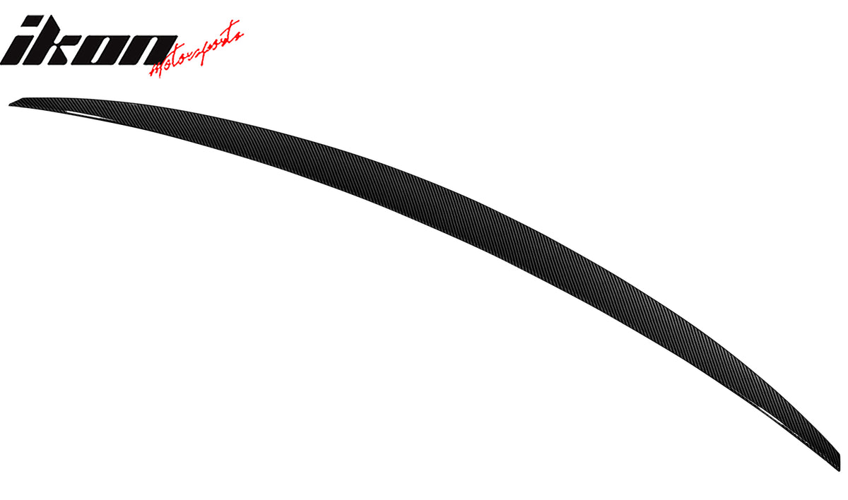 Fits 14-20 Benz W222 S-Class Sedan AMG Style Trunk Spoiler Carbon Fiber Print