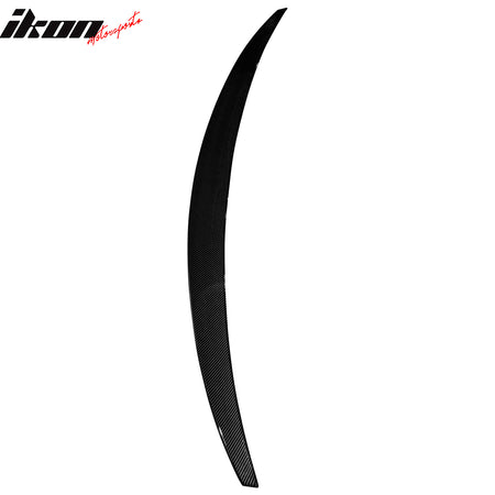 Fits 14-20 Benz W222 S-Class Sedan AMG Style Trunk Spoiler Carbon Fiber Print