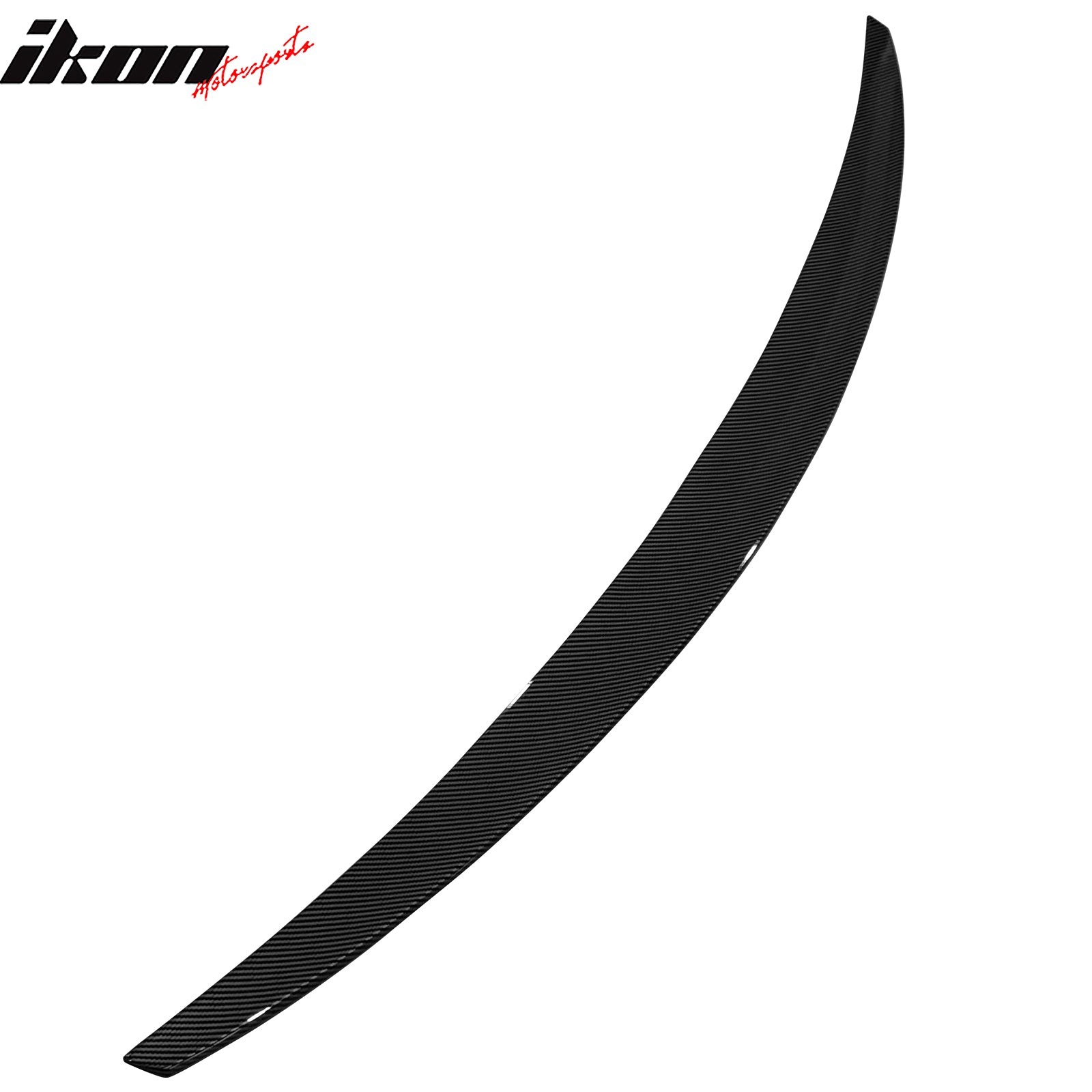 Fits 14-20 Benz W222 S-Class Sedan AMG Style Trunk Spoiler Carbon Fiber Print