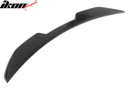 Fits 11-23 Chrysler 300 Trunk Spoiler Carbon Fiber Print M Style Rear Wing ABS
