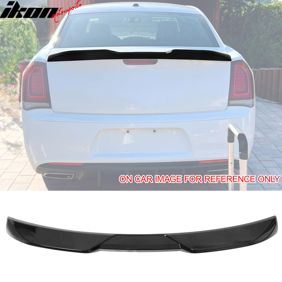 2011-2023 Chrysler 300 M Style Rear Trunk Spoiler Wing Gloss Black ABS